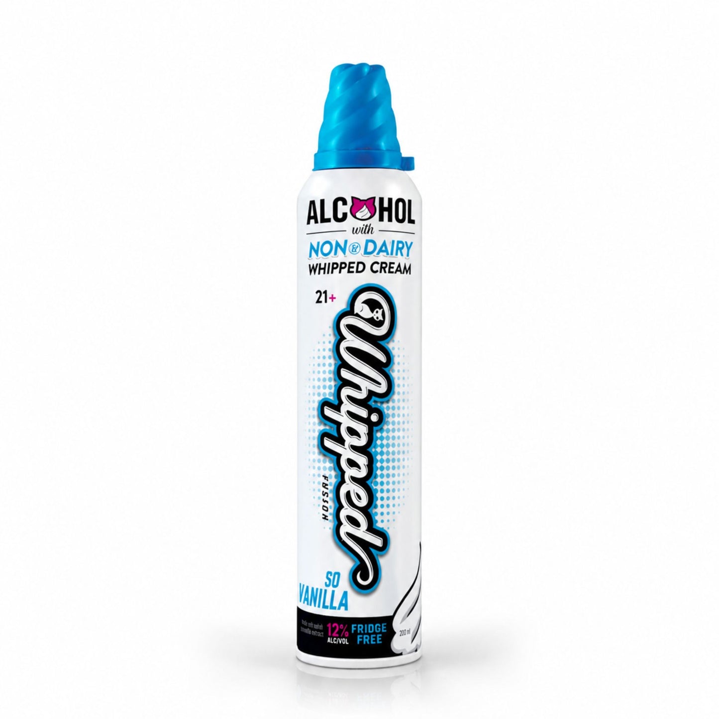 Whipped Fusion - So Vanilla - Alcohol Infused Whipped Cream on a white background