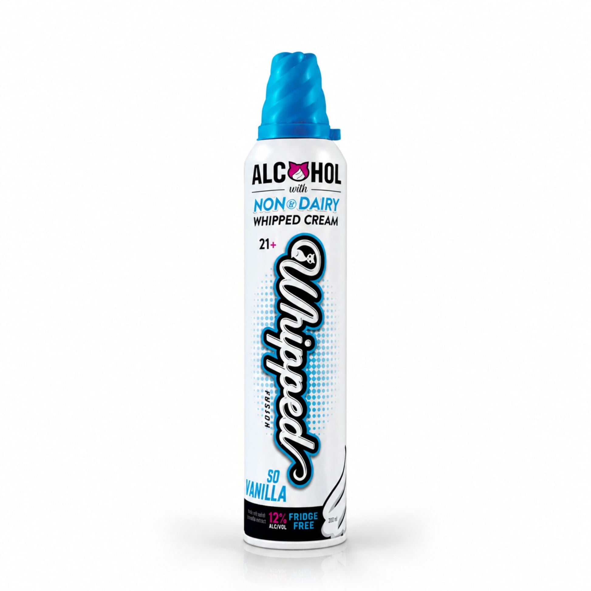Whipped Fusion - So Vanilla - Alcohol Infused Whipped Cream on a white background