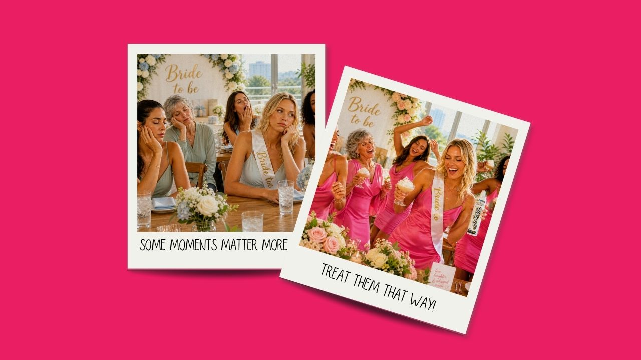 Women at bridal shower enjoying Whipped Fusion Alcohol Infused Whipped Cream
